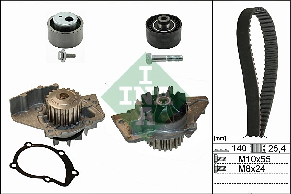 Water Pump & Timing Belt Kit (WG1251791)
