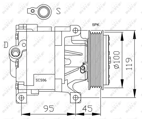 Compressor, air conditioning (WG2159193)