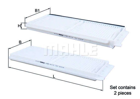 Filter, cabin air (WG1215453)