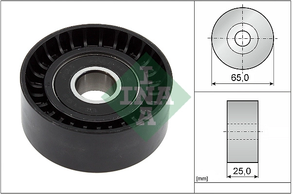 Deflection/Guide Pulley, V-ribbed belt (WG2059044)