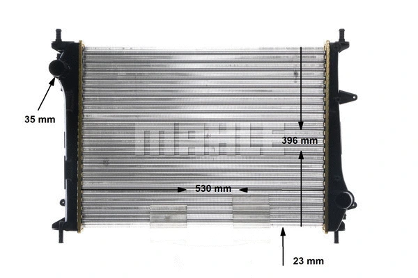 Radiator, engine cooling