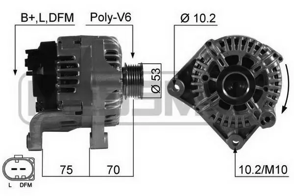 Alternator (WG2012012)