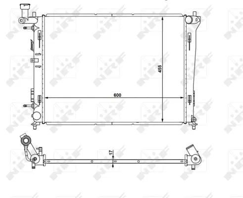 Radiator, engine cooling