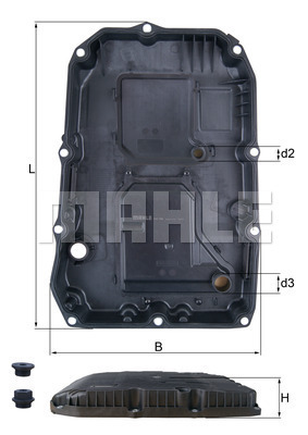 Oil Sump, automatic transmission (WG2325908)