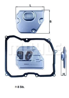 Hydraulic Filter, automatic transmission (WG2325897)