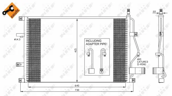 Condenser, air conditioning (WG2160887)
