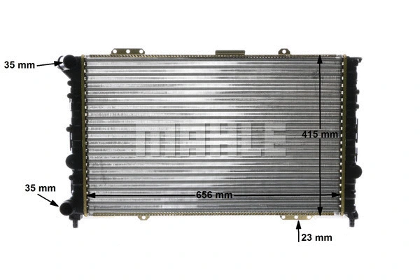 Radiator, engine cooling