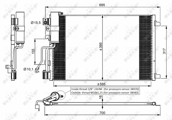 Condenser, air conditioning (WG2161243)