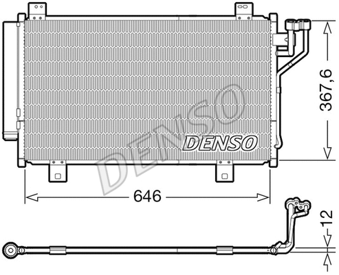 Condenser, air conditioning (WG2169987)
