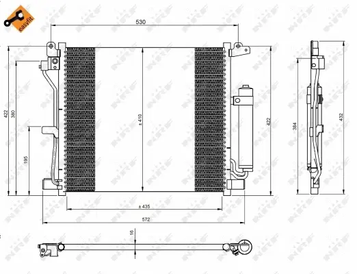 Condenser, air conditioning (WG2160573)