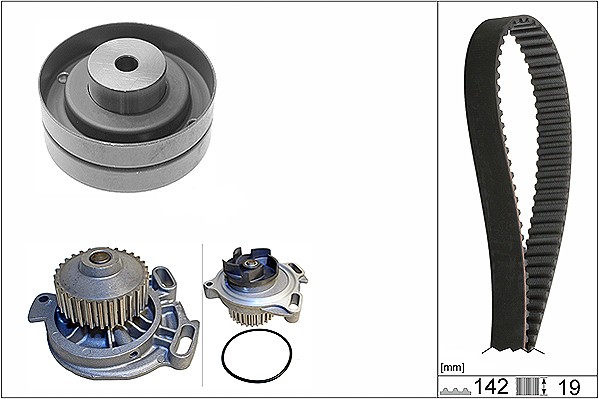 Water Pump & Timing Belt Kit (WG1710015)