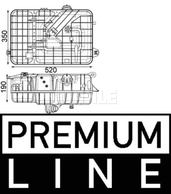 Expansion Tank, coolant (WG2184367)