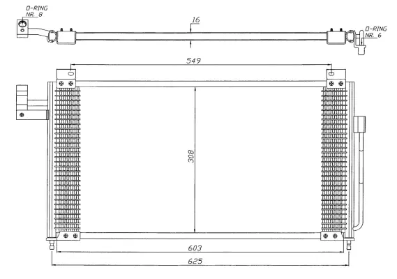 Condenser, air conditioning (WG2160853)