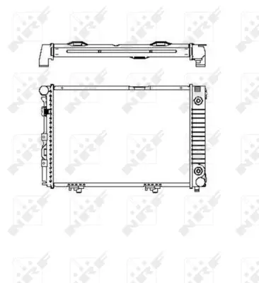 Radiator, engine cooling (WG1721673)