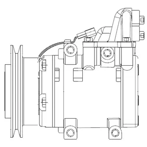 Compressor, air conditioning (WG2039881)