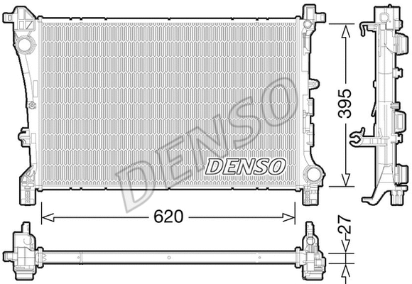 Radiator, engine cooling (WG1919031)