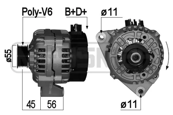 Alternator (WG2011011)