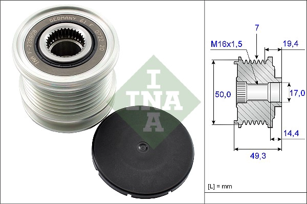 Alternator Freewheel Clutch (WG1253715)
