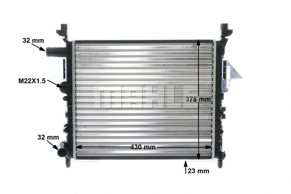 Radiator, engine cooling