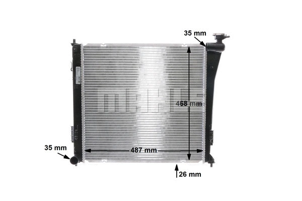 Radiator, engine cooling