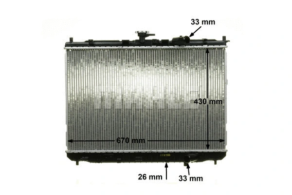 Radiator, engine cooling