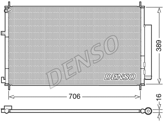 Condenser, air conditioning (WG1917461)