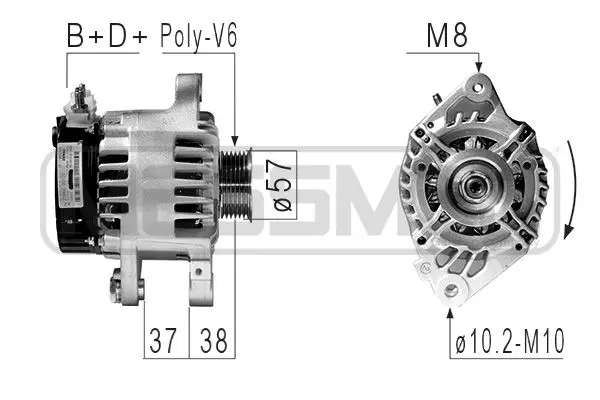 Alternator (WG2012297)