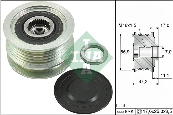 Alternator Freewheel Clutch (WG1253692)