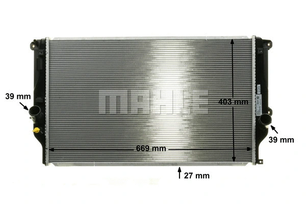 Radiator, engine cooling