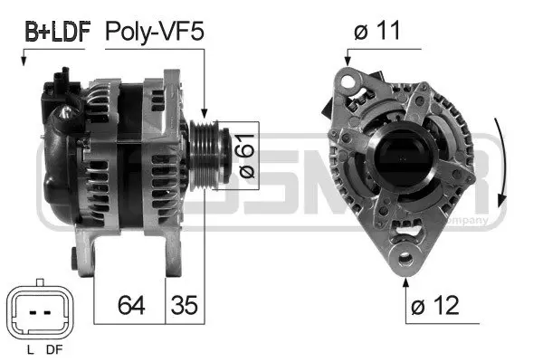 Alternator (WG2012152)