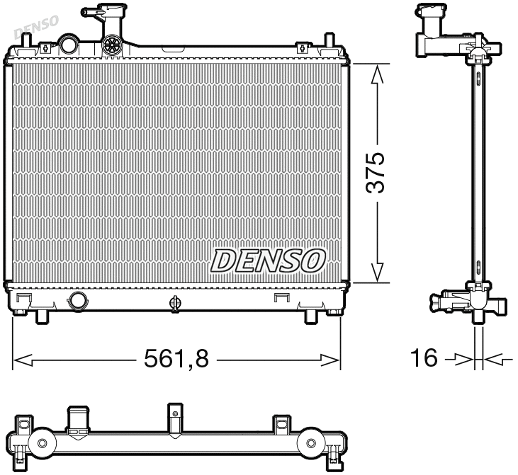 Radiator, engine cooling (WG2270687)