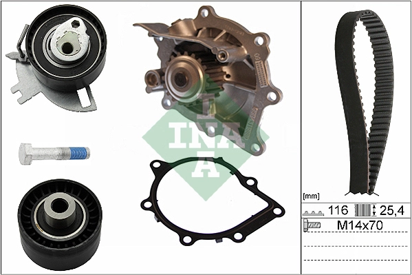 Water Pump & Timing Belt Kit (WG1809862)
