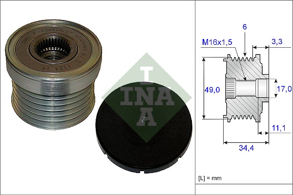 Alternator Freewheel Clutch (WG1253757)