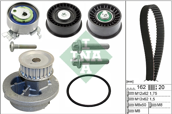 Water Pump & Timing Belt Kit (WG1710039)