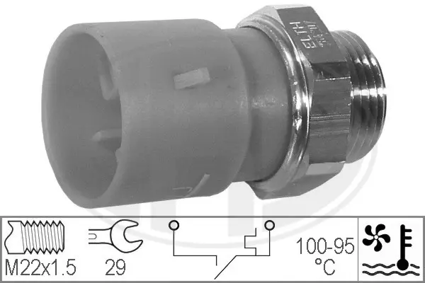 Temperature Switch, radiator fan (WG1777098)