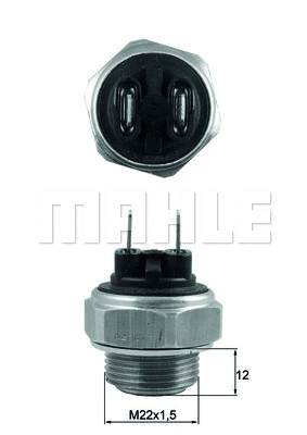 Temperature Switch, radiator fan (WG1789678)