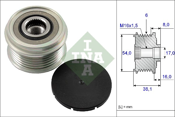 Alternator Freewheel Clutch (WG1253642)