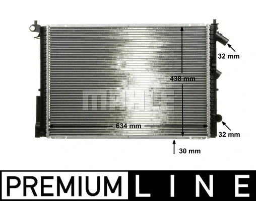 Radiator, engine cooling