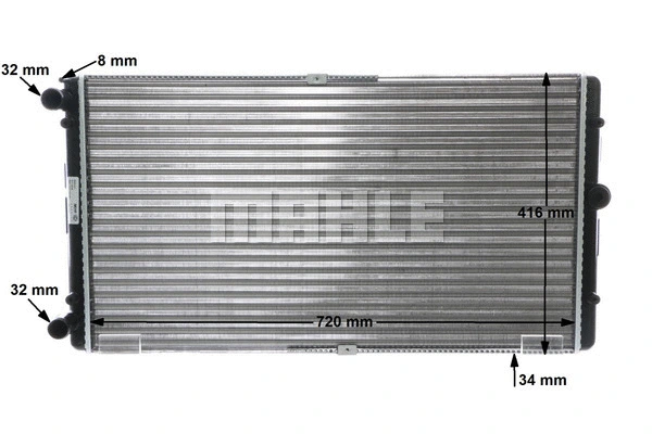 Radiator, engine cooling