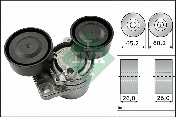 Belt Tensioner, V-ribbed belt (WG1710175)