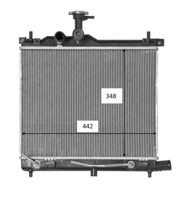 Radiator, engine cooling (WG1723410)
