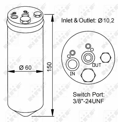 Dryer, air conditioning (WG2159922)
