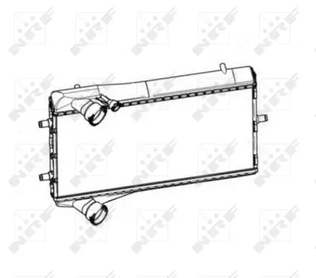 Radiator, engine cooling (WG1721372)
