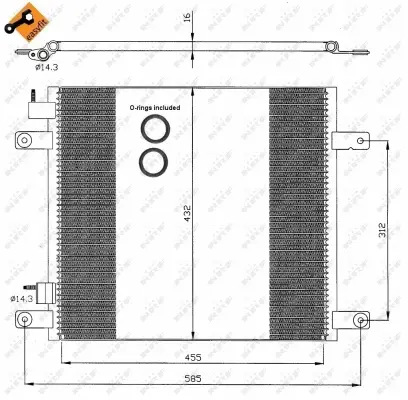 Condenser, air conditioning (WG2260791)