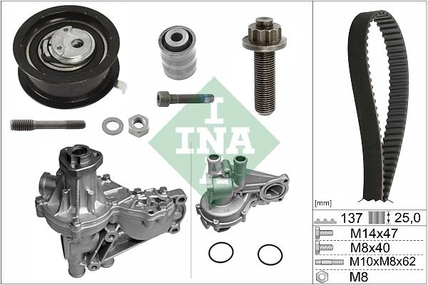 Water Pump & Timing Belt Kit (WG2202797)