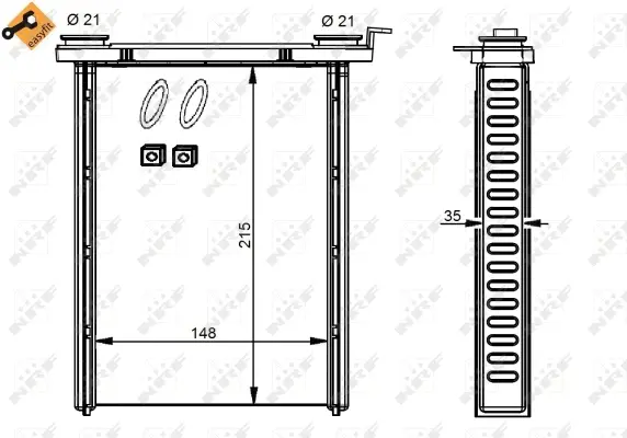 Heat Exchanger, interior heating
