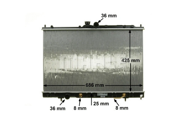 Radiator, engine cooling