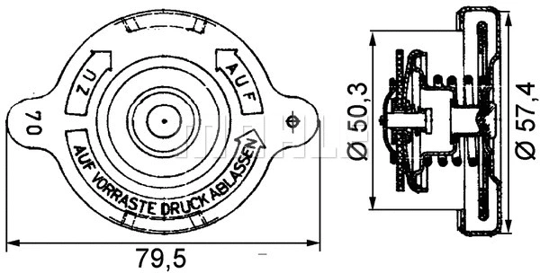 Cap, radiator (WG2184224)