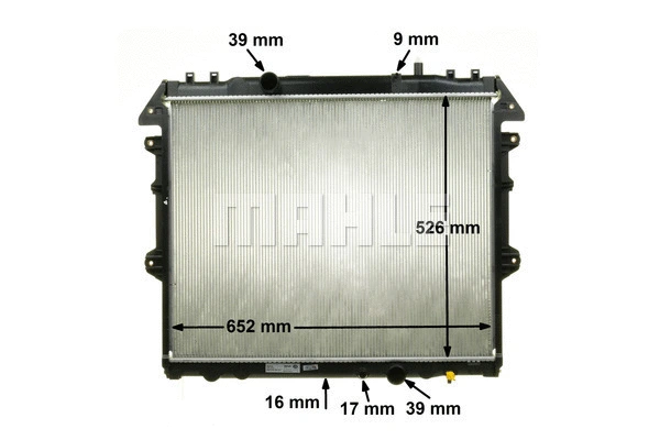 Radiator, engine cooling