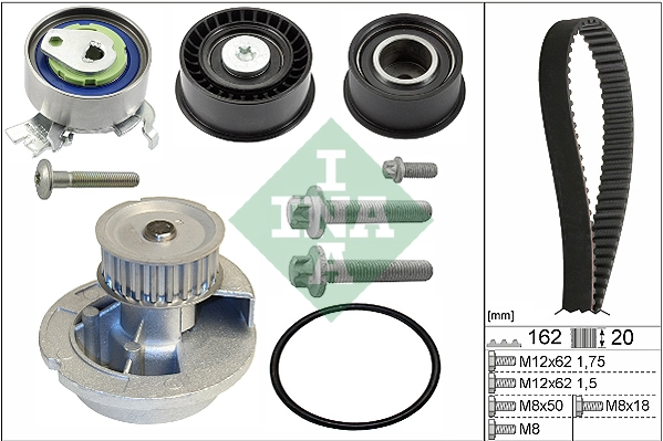 Water Pump & Timing Belt Kit (WG1251800)